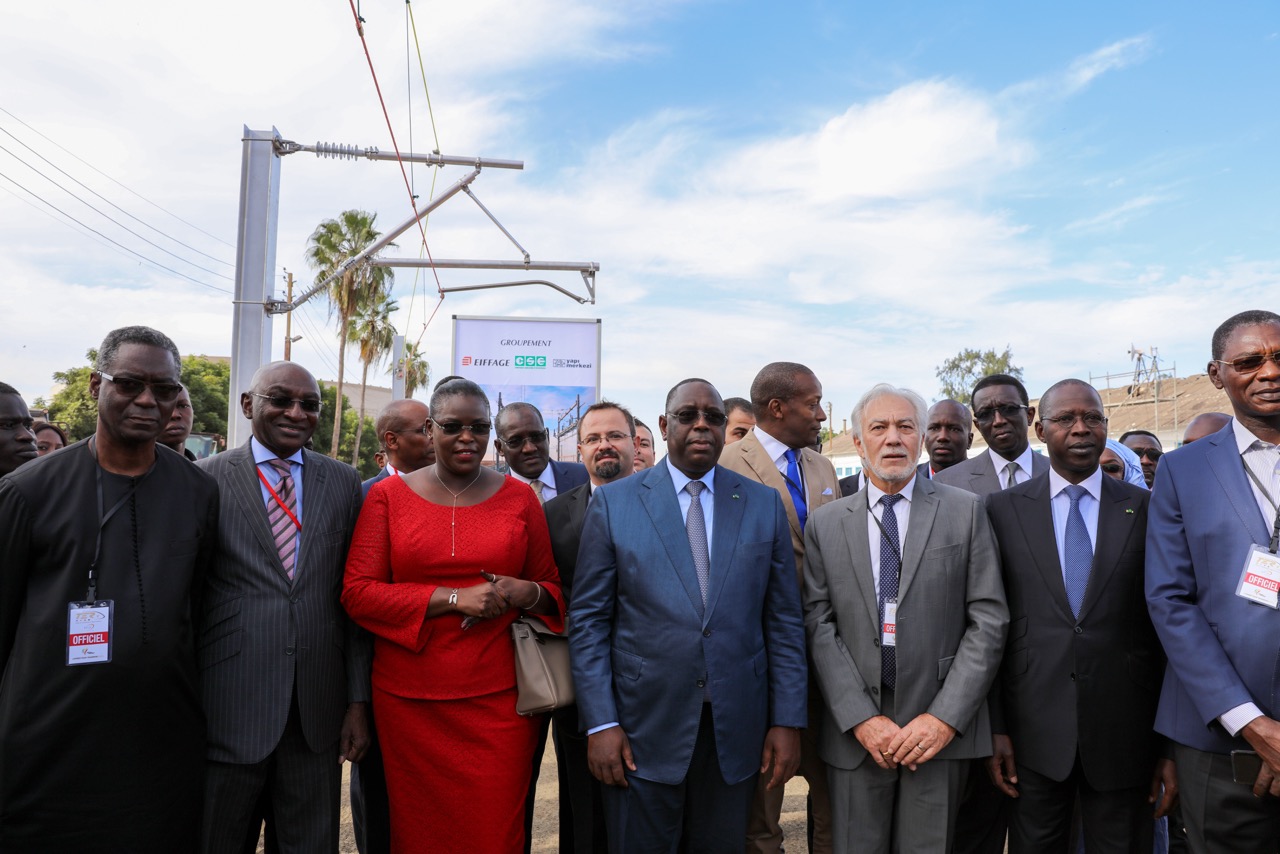 Photos: lancement des travaux Ter par le président Macky Sall à Diamniadio