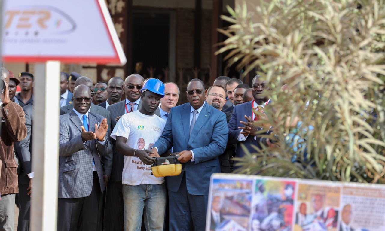 Photos: lancement des travaux Ter par le président Macky Sall à Diamniadio