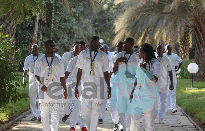 Vidéo: Discours du président de la République S.E.M. Macky Sall à la remise traditionnelle du drapeau national aux « Lions » de la Téranga