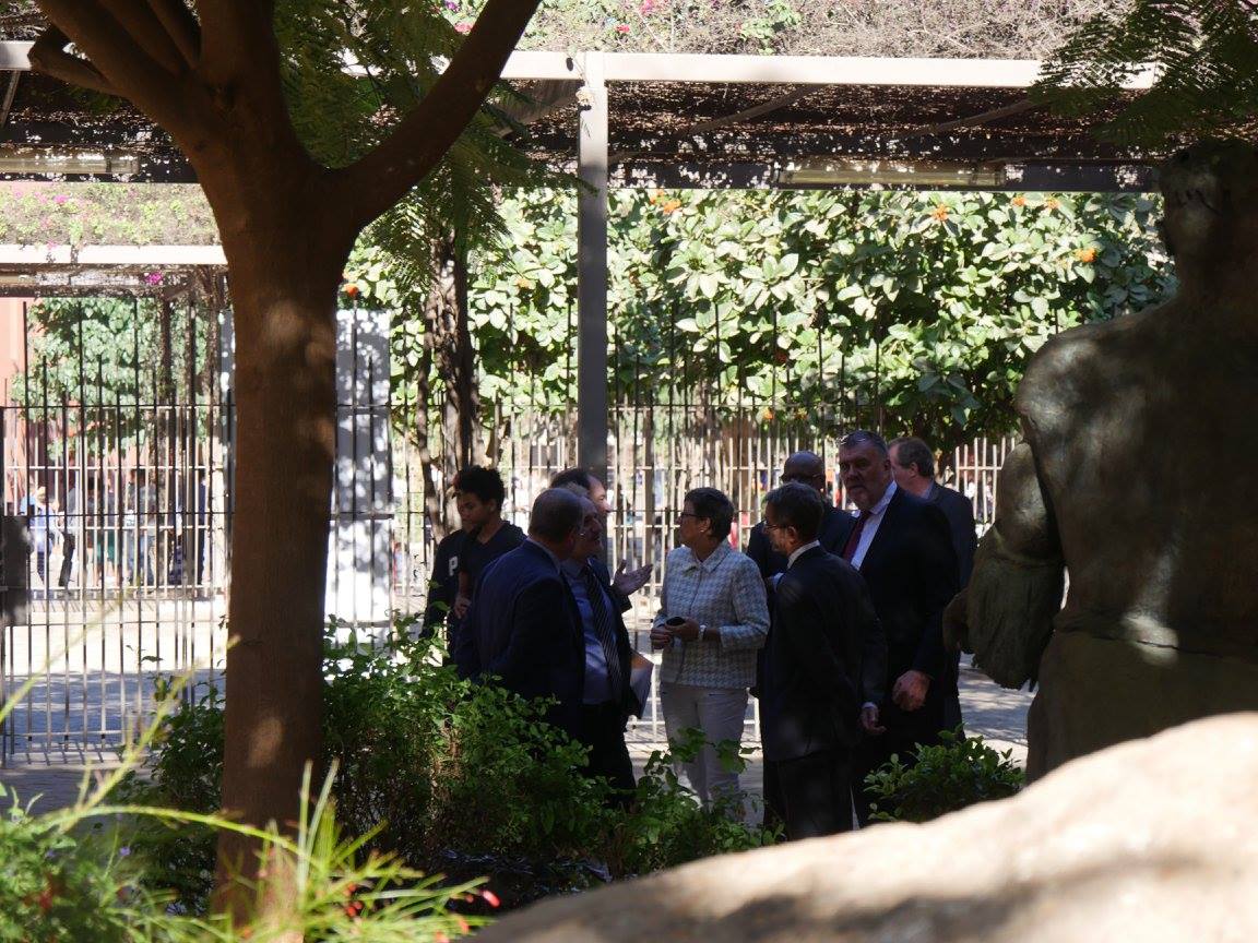 Photos: Visite de SEM Ambassadeur, Christophe BIGOT au lycée français Jean-Mermoz de Dakar, Sénégal