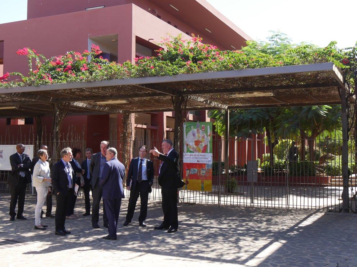 Photos: Visite de SEM Ambassadeur, Christophe BIGOT au lycée français Jean-Mermoz de Dakar, Sénégal