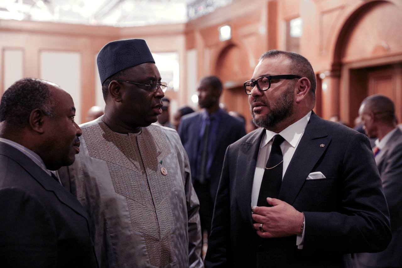 Macky Sall à la réception de Sa Majesté le roi Mohammed VI 