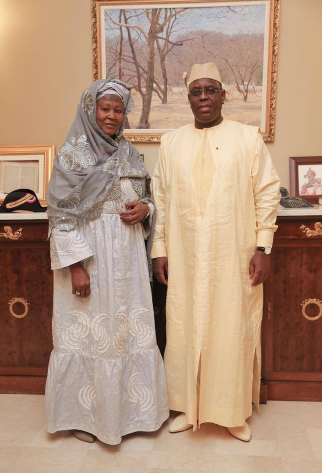 Macky Sall et la vice-présidente de la Gambie, Fatoumata Jallow Tambajang 