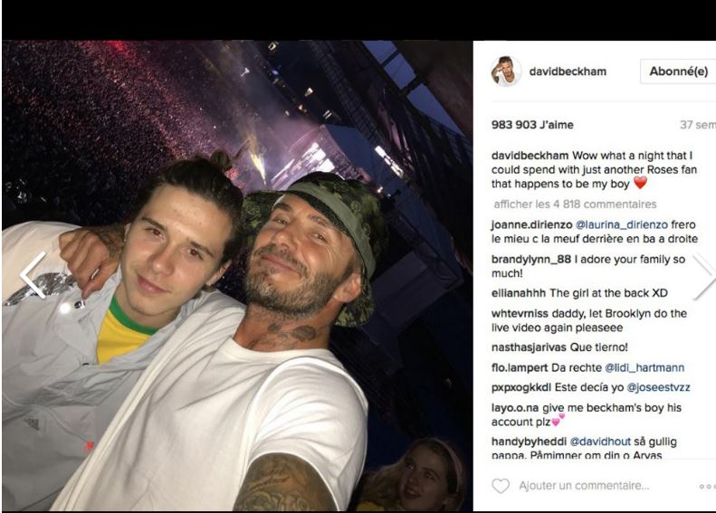 Pour les 18 ans de son fils, David Beckham sort les gros dossiers ! (photos)