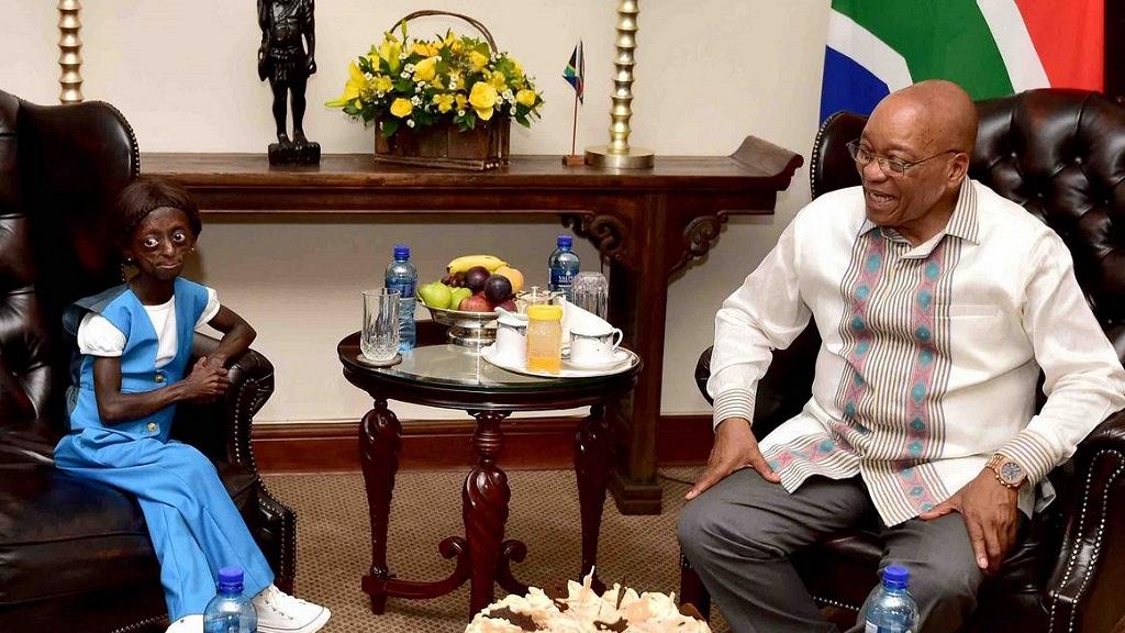 Afrique du Sud: le président Zuma surprend Ontlametse Phalatse le jour de son anniversaire