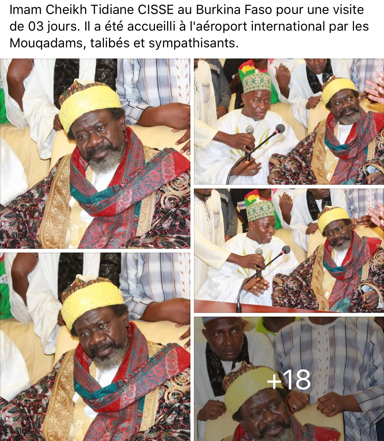 Video-photos: La tournée religieuse de Imam Cheikh Tidiane Cissé dans la sous-région 