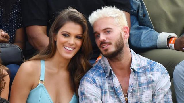 Iris Mittenaere et M Pokora très complices à Roland-Garros