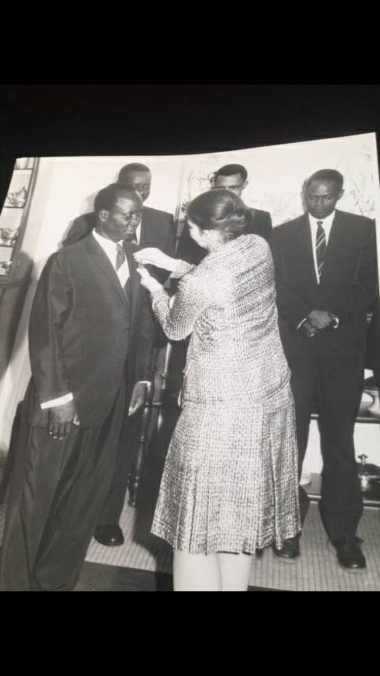 Photos: Feu Biram Diop, professeur de Médecine avec Simone Veil et père du célèbre notaire, Me Nafissatou Diop