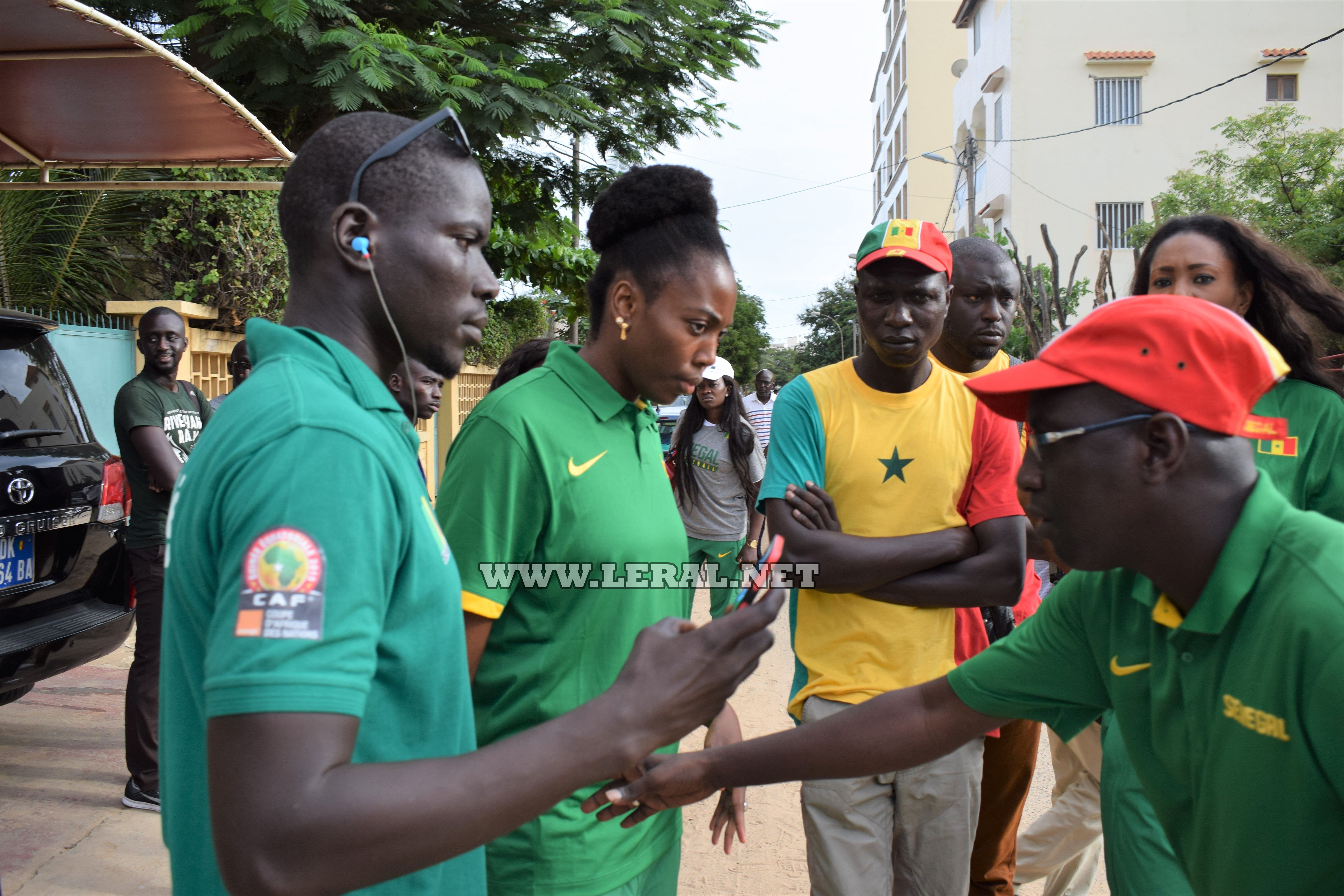 Photos :  Les lionnes du Basket avant leur départ pour l'Afrobasket au Mali