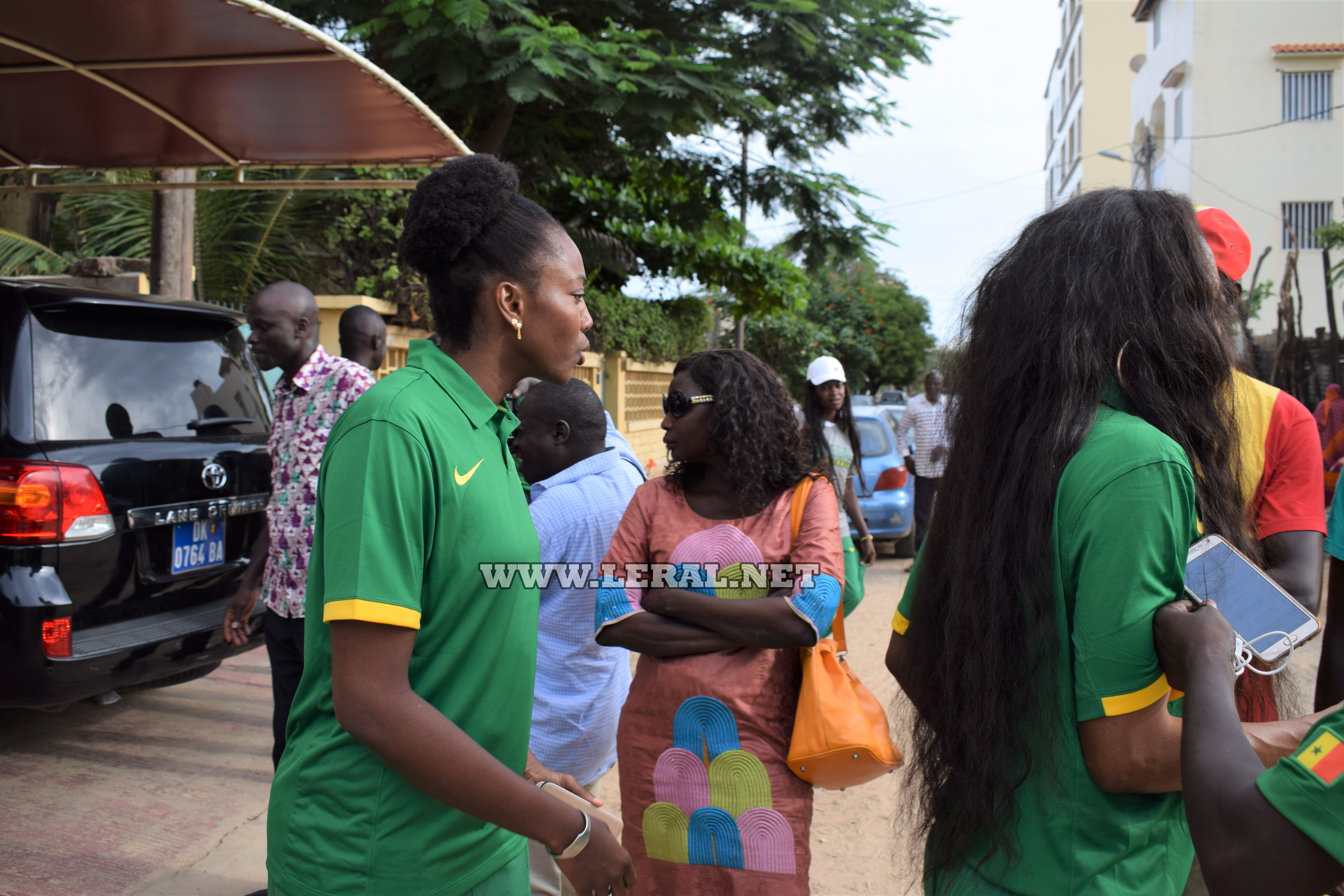 Photos :  Les lionnes du Basket avant leur départ pour l'Afrobasket au Mali