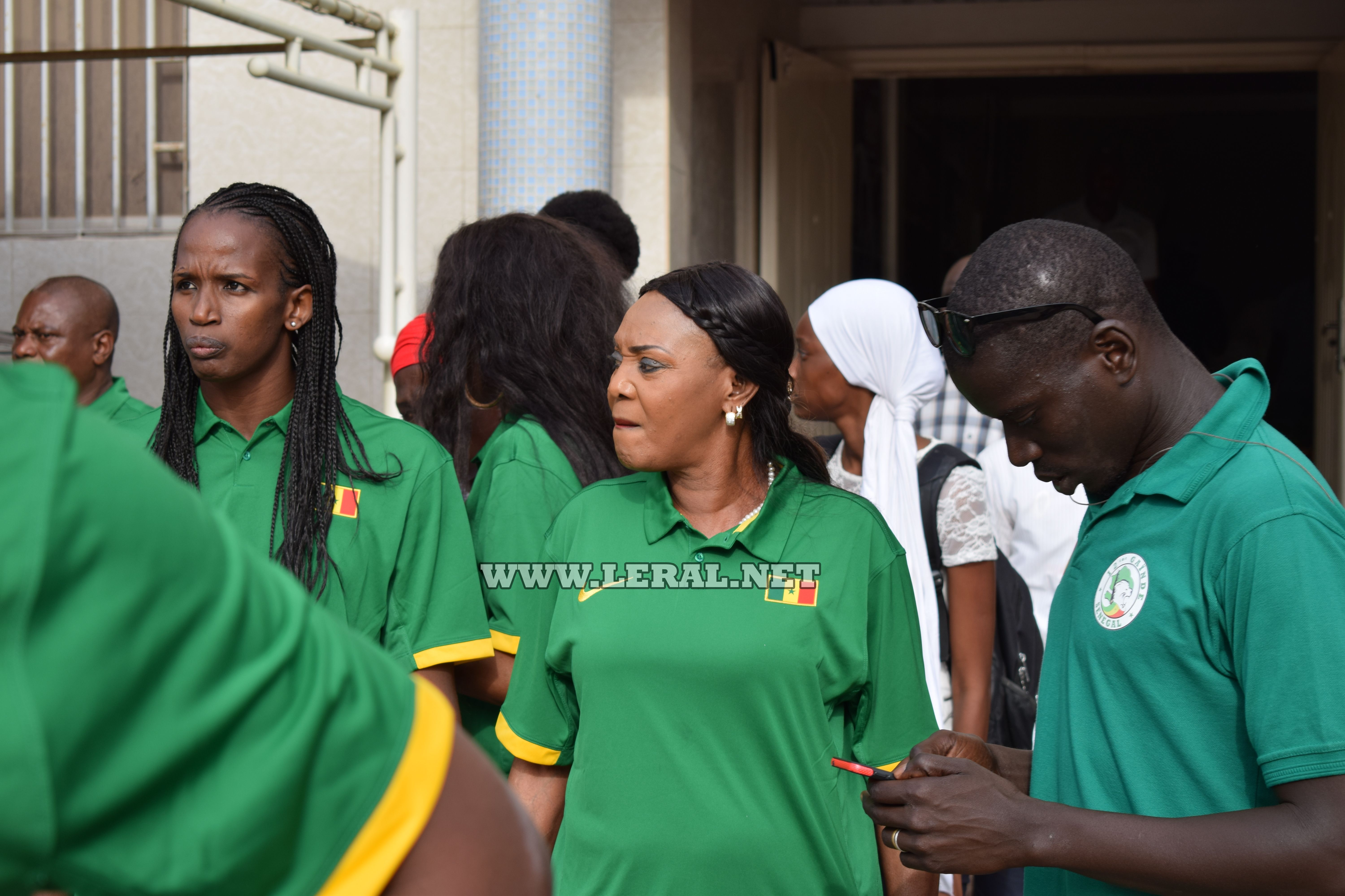 Photos :  Les lionnes du Basket avant leur départ pour l'Afrobasket au Mali