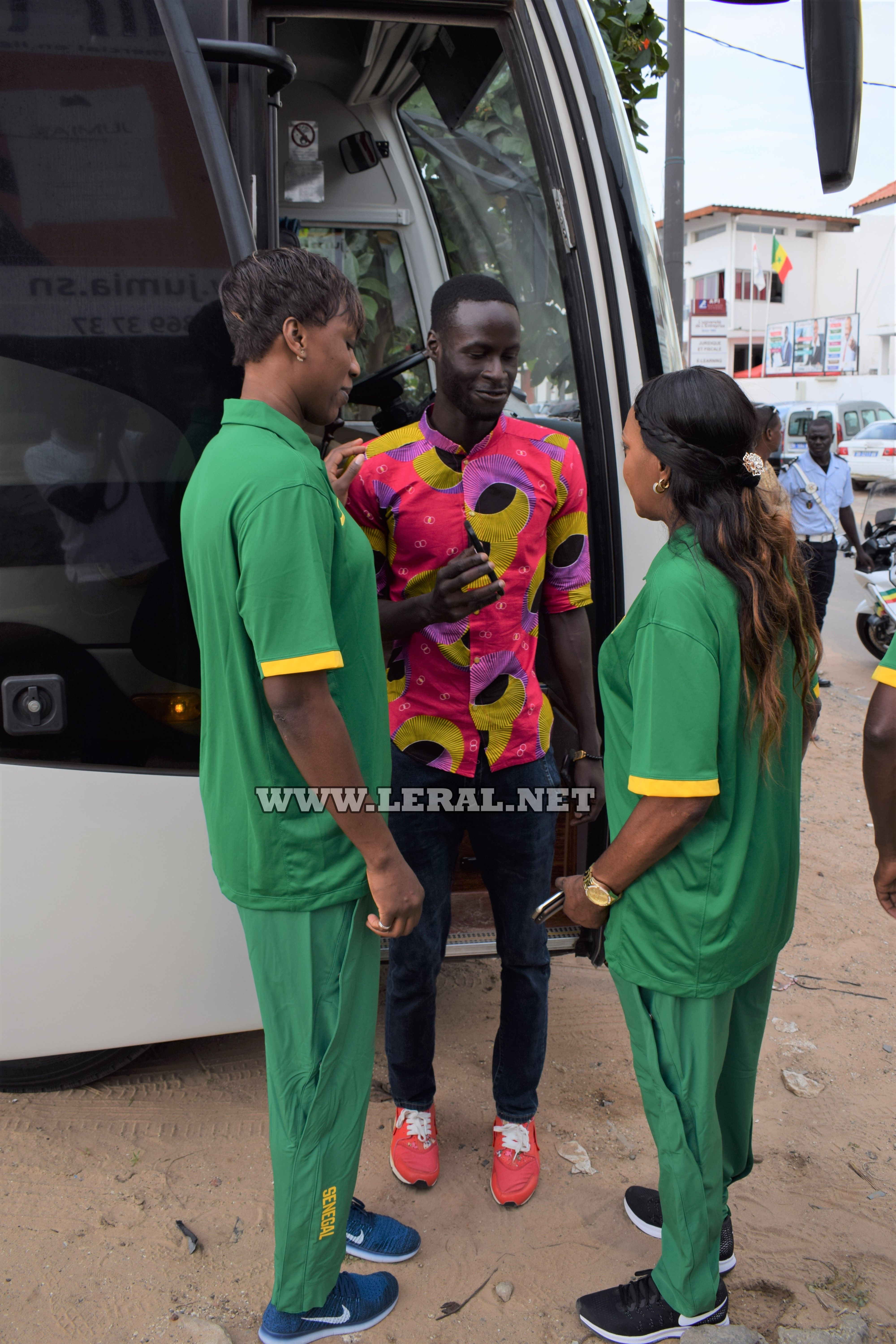 Photos :  Les lionnes du Basket avant leur départ pour l'Afrobasket au Mali