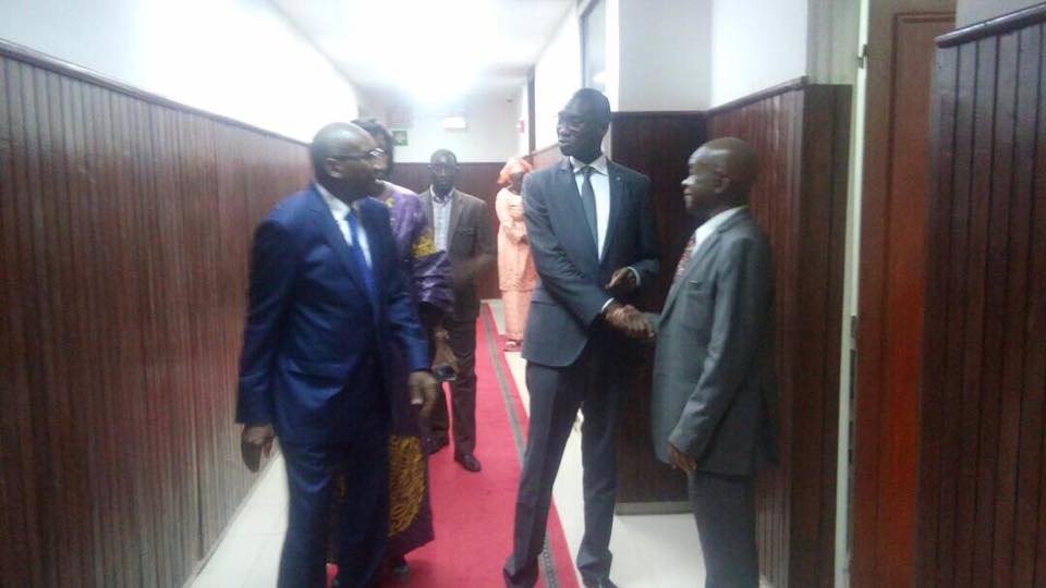 Photos: La cérémonie de passation de service entre le ministre de la Justice sortant, Sidiki Kaba et son successeur, Ismaïla Madior Fall 