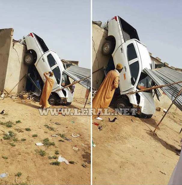 Images: Accident spectaculaire à Ngabou, à environ 15 km de Touba,