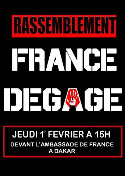 Non à la présence monéaire de la France en Afrique! C’est à la France de sortir du franc CFA (France Dégage)