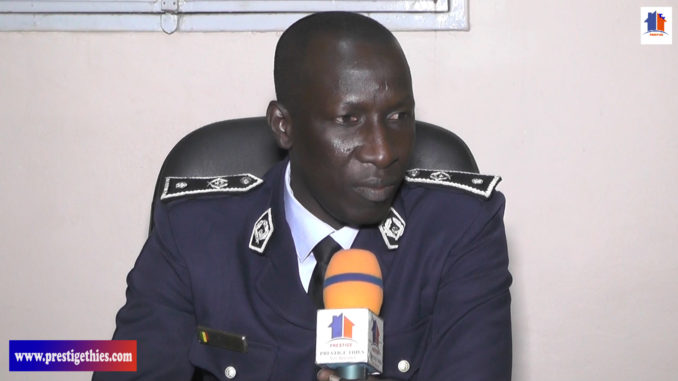 Police de Thiès: Installation du nouveau commissaire de la Police centrale, Mamadou Tendeng