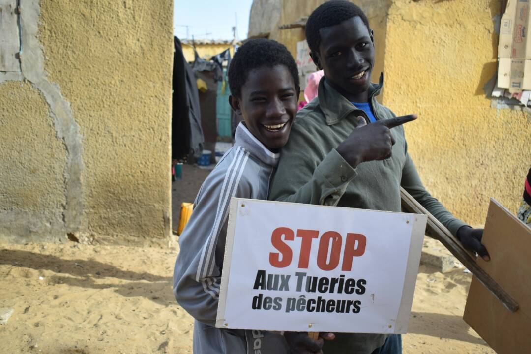 "STOP AUX TUERIES DE PECHEURS" : le message de Guet-Ndar au Président Macky Sall