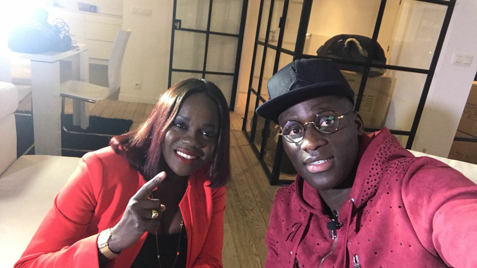 Photos : Mame Fatou Ndoye avec Kara Mbodj à Bruxelles pour les "Maîtres du jeu"