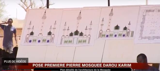 Social : Pose première pierre d’une grande mosquée à Darou Karim, des centaines de millions vont être dépensées