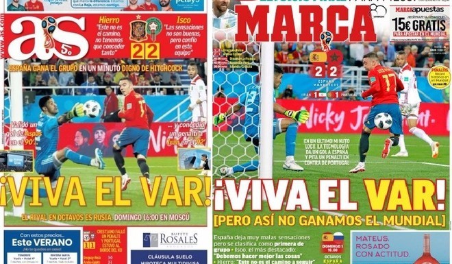 Maroc-Espagne. La presse ibérique: "Viva El VAR !"