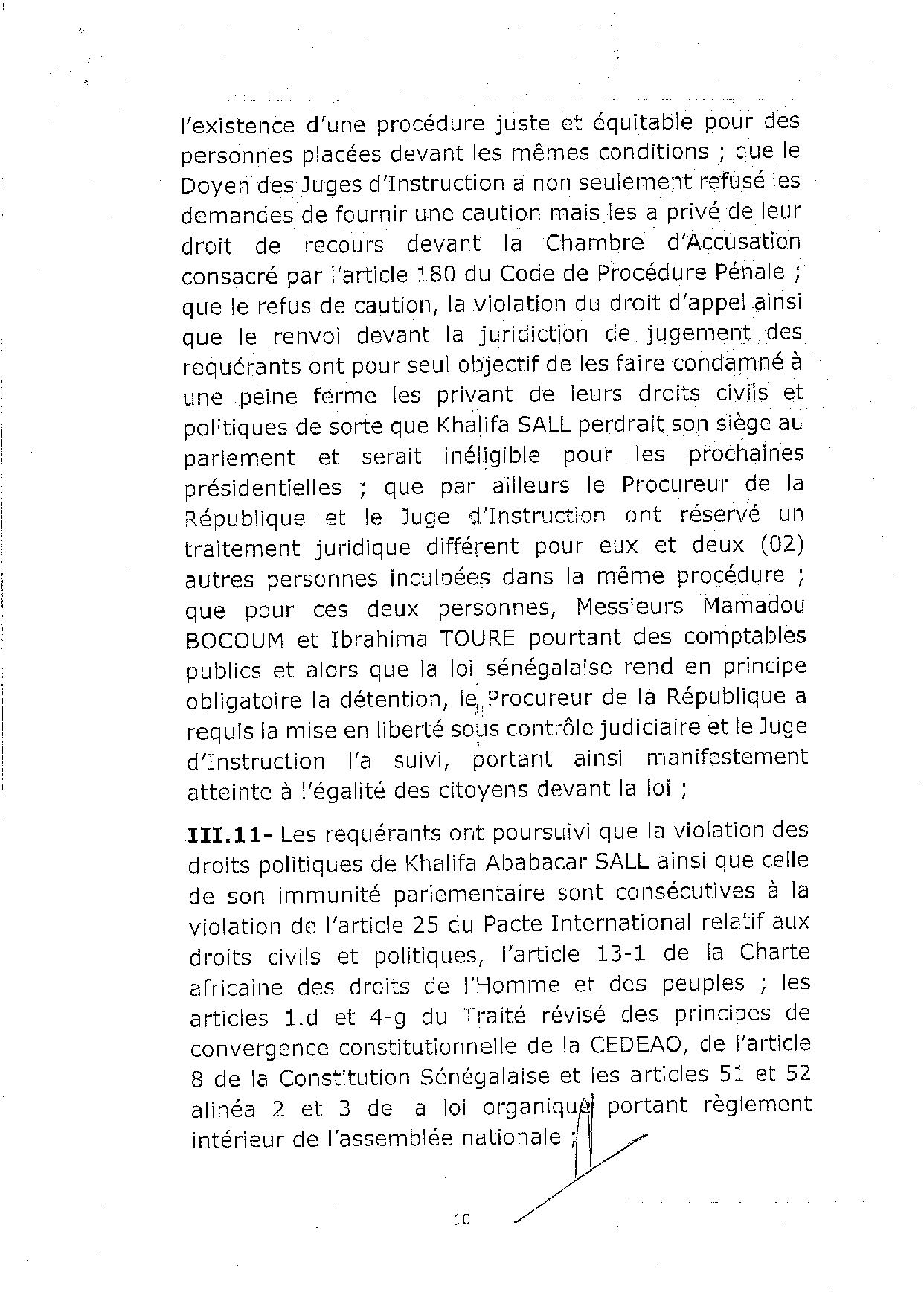  L'arrêt de la Cour de justice de la Cedeao sur l'affaire Khalifa Sall (PART 2)