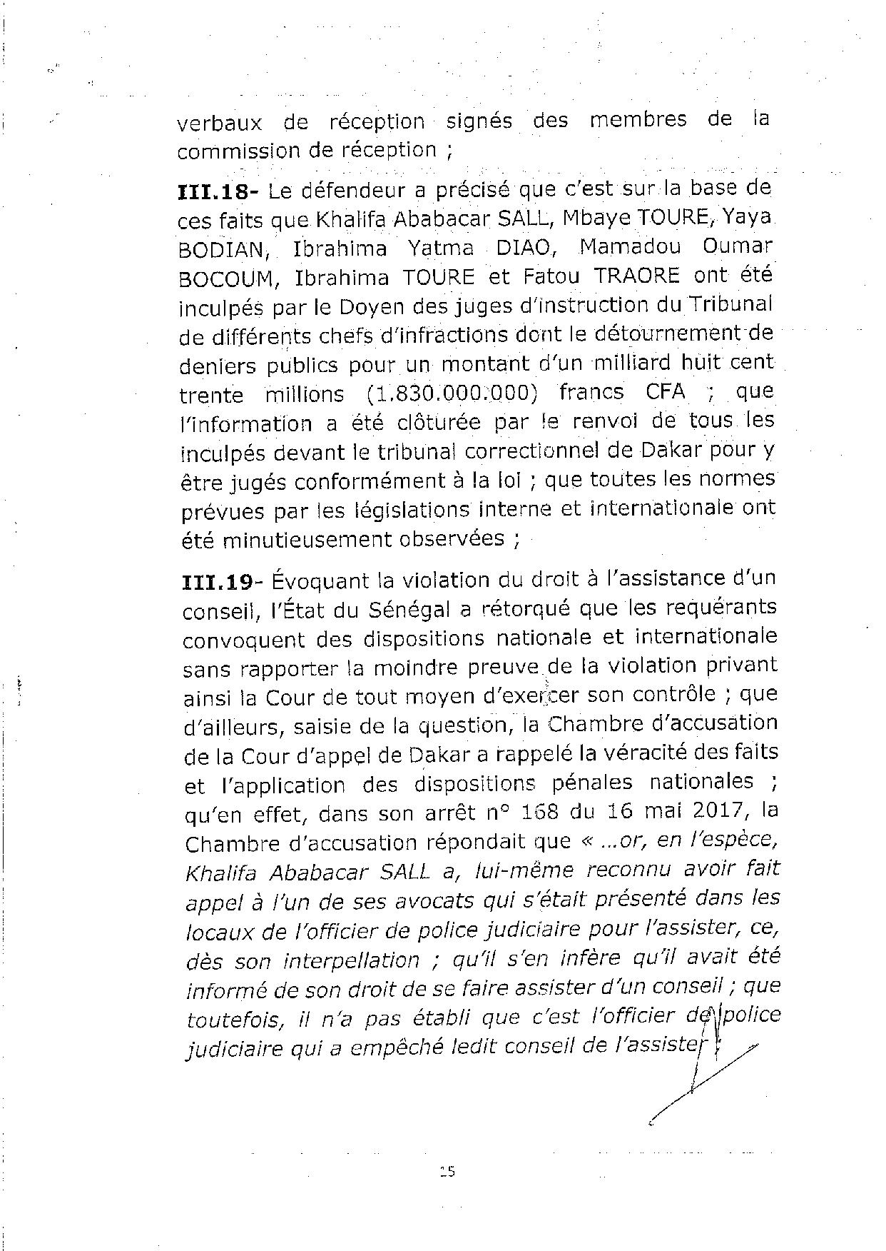  L'arrêt de la Cour de justice de la Cedeao sur l'affaire Khalifa Sall (PART 2)