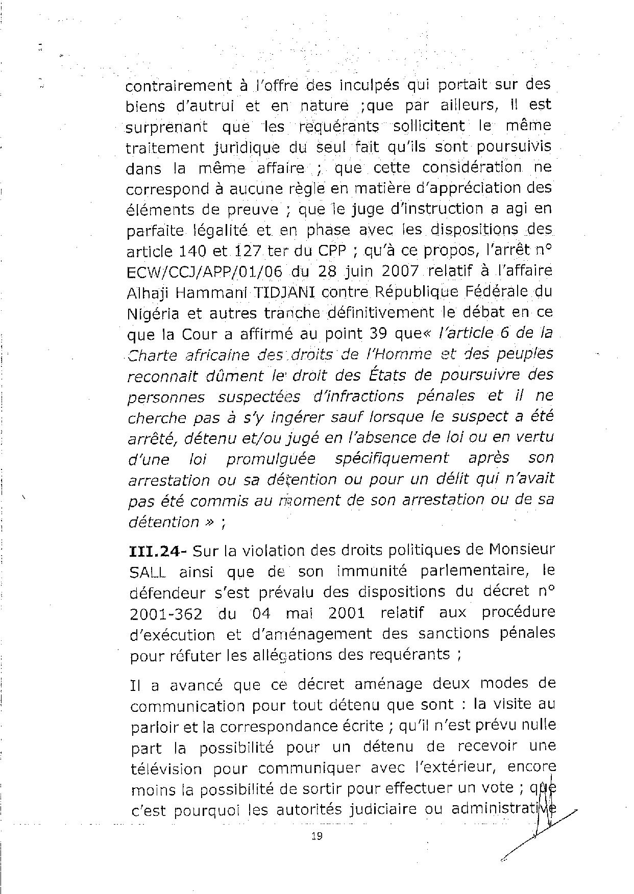  L'arrêt de la Cour de justice de la Cedeao sur l'affaire Khalifa Sall (PART 2)