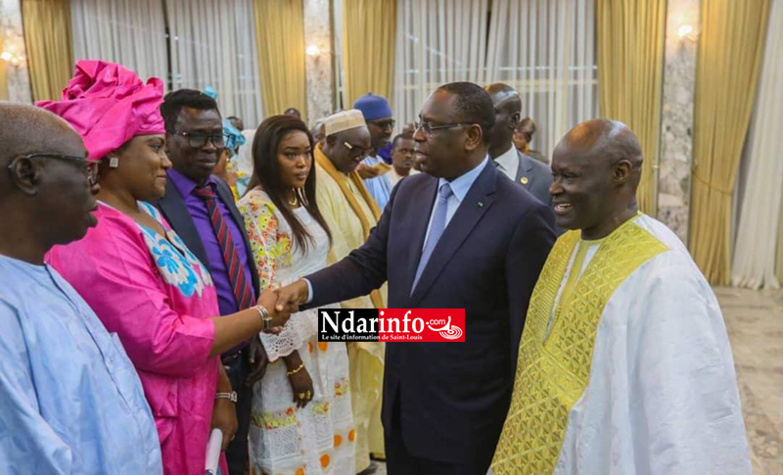 PHOTOS - Ameth Fall BRAYA chez Macky SALL: les complicités d'une audience