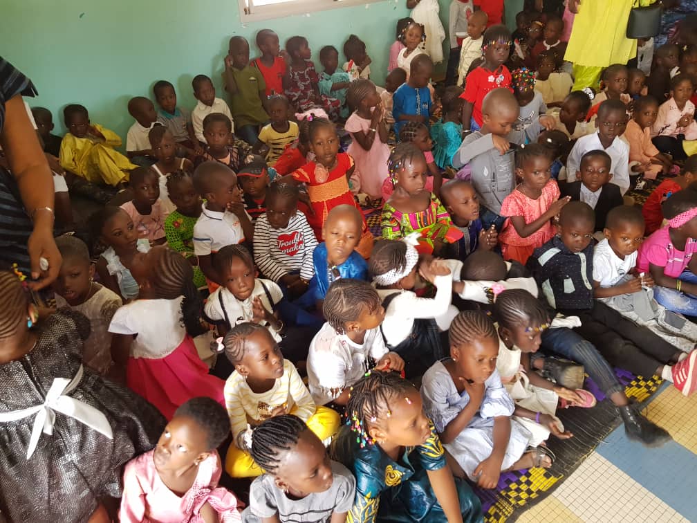 Photos : Les enfants du village d'enfants SOS de Kaolack fêtés par Adji Mergane Kanouté