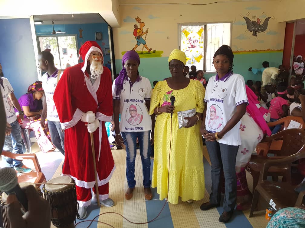 Photos : Les enfants du village d'enfants SOS de Kaolack fêtés par Adji Mergane Kanouté