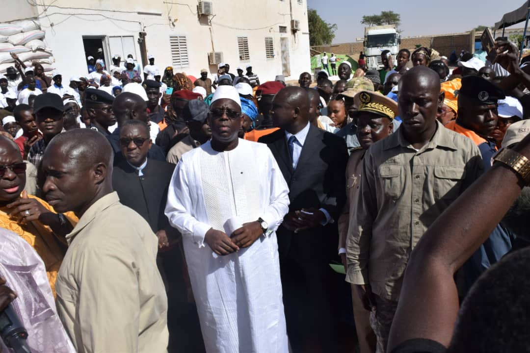 21 photos : La tournée économique de Macky Sall dans les régions de Saint-Louis et Louga 