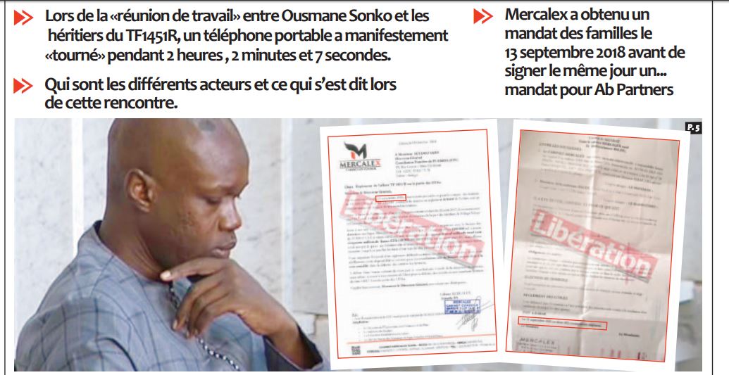 Scandale de 94 milliards FCFA : Un enregistrement dévastateur de la «réunion de travail» entre Ousmane Sonko et les héritiers du TF1451R