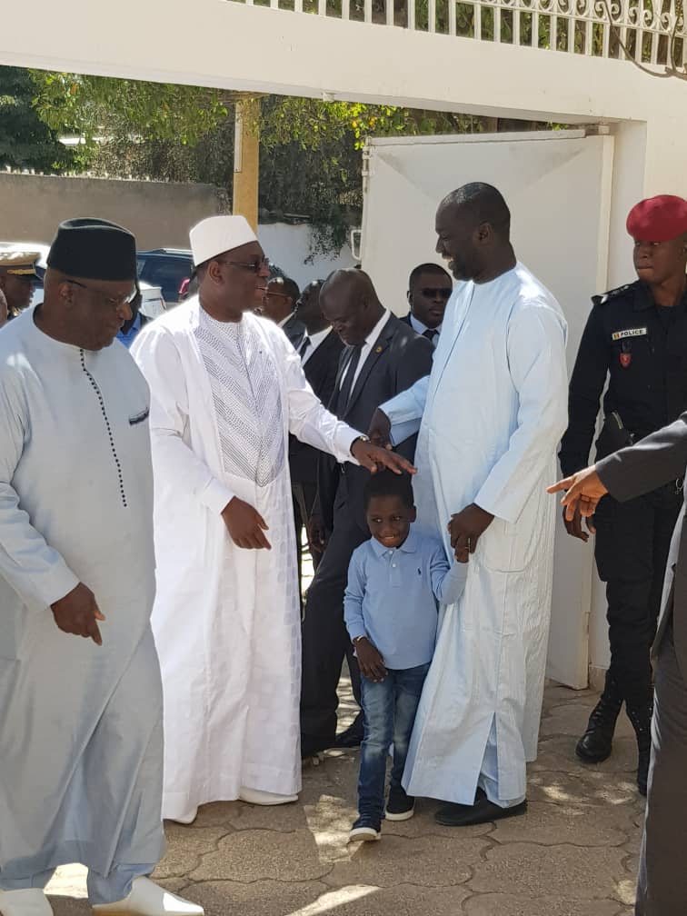 Photos : Macky Sall rend visite à Famara Ibrahima Sagna