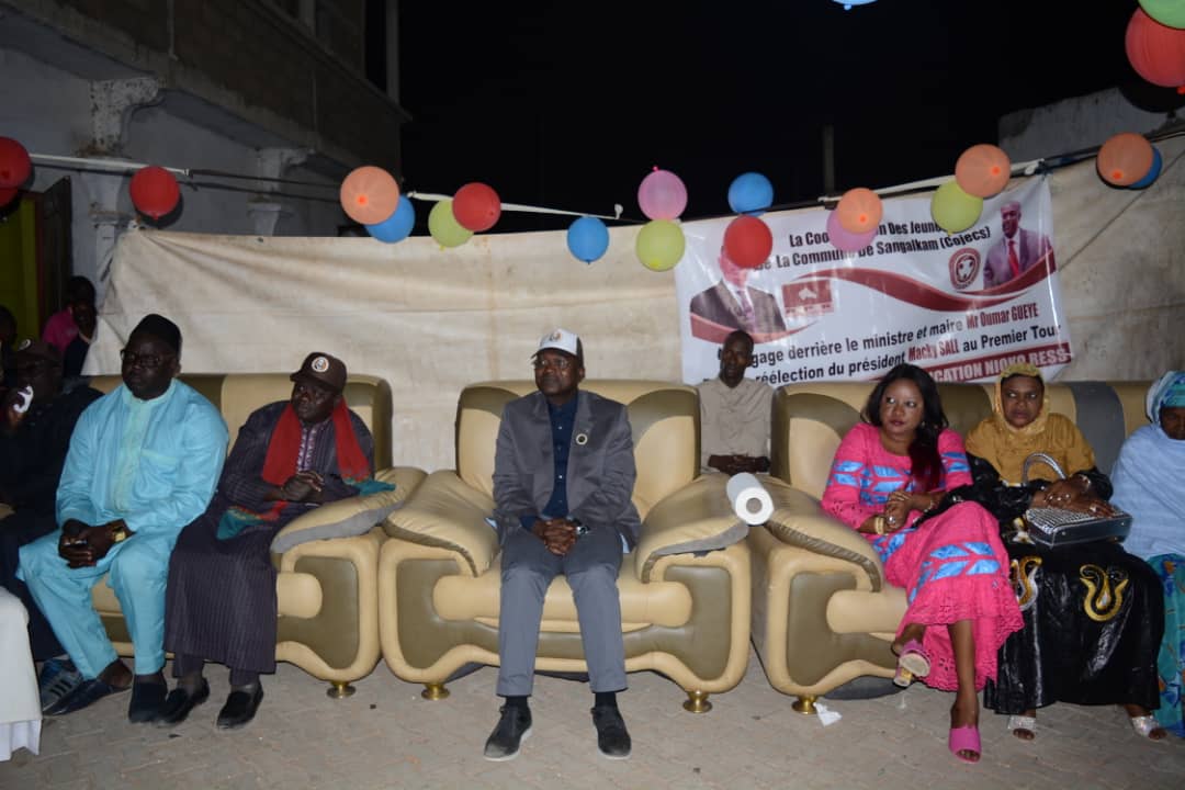 Photos - Sangalkam : Ouverture de la campagne par un meeting au quartier "Baayal" avec le ministre Oumar Guèye