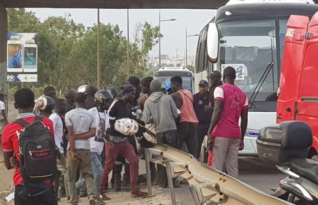 Un bus se renverse près de Fatick, bilan un mort et cinq blessés graves