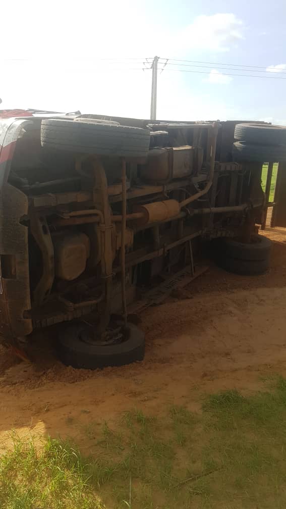 Accident à Dagana  - Le car qui transportait l'équipe de navétanes, se renverse