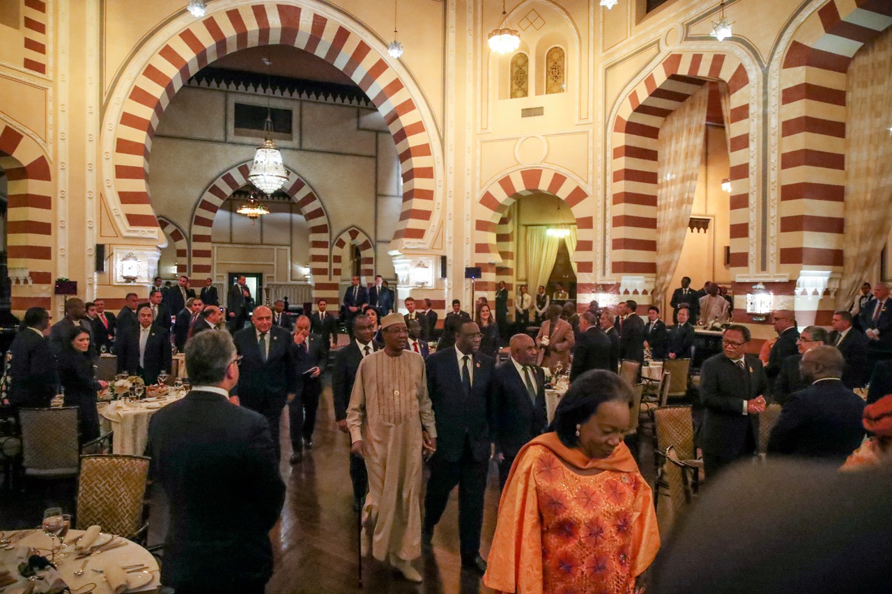 PHOTOS - Macky Sall a célébré son anniversaire avec ses pairs en Egypte