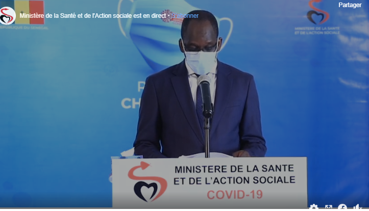 Une bonne maîtrise de la pandémie et une tendance baissière de la courbe des cas confirmés ont été notées, révèle Abdoulaye Diouf Sarr