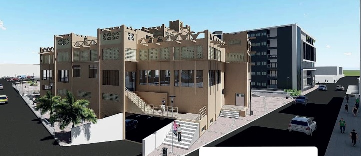 Projet de reconstruction: Le bâtiment central du marché Sandaga ...