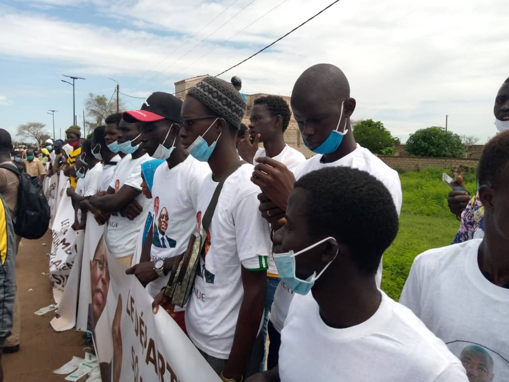 PHOTOS - Tous les leaders de Gossas se sont rendus à Fatick pour accueillir Macky Sall 