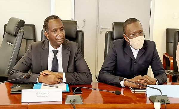 Visite de travail à Abidjan: Abdoul Ly, DG de l’ARTP, honoré et également parrain de la « promotion 2020 » de l'EMSP