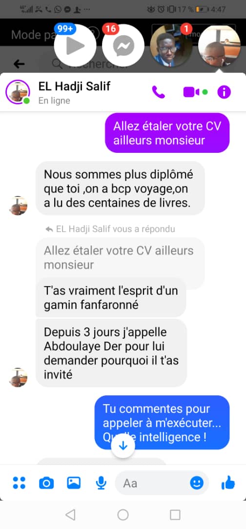 Ça chauffe sur les réseaux sociaux: Gabrielle Kane menacée par des pro-Sonko