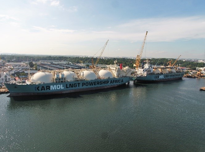 ENERGIE - Karpowership: Le premier GNL à électricité de KARMOL URSF "KARMOL LNGT AFRICA" entame le voyage pour le Sénégal