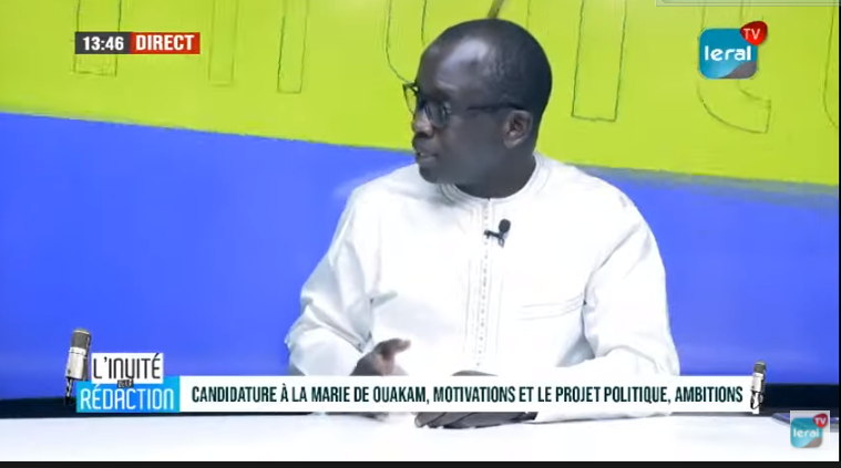 L'INVITE DE LA REDACTION avec Massamba Diop: Sa Candidature à la marie de Ouakam, ses motivations et son projet politique