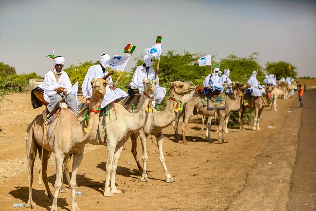 Pose de la première pierre du pont de Rosso: Macky Sall et les images de son accueil en Mauritanie