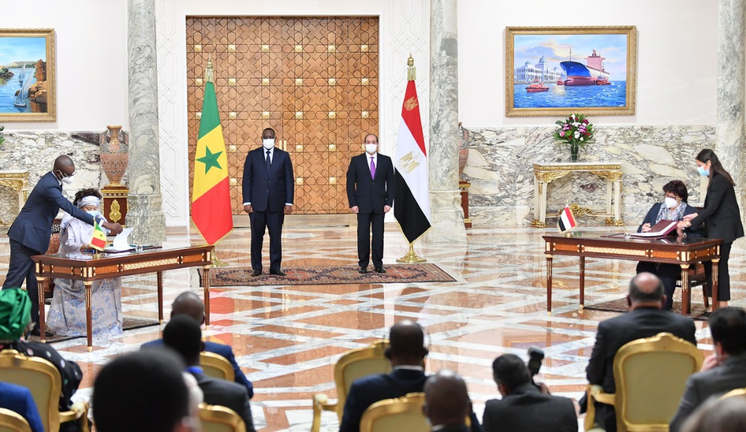 Le président Macky Sall s’est entretenu ce samedi avec son homologue Abdel Fatah al Sissi dans le cadre de la visite officielle qu’il effectue en République arabe d’Égypte.