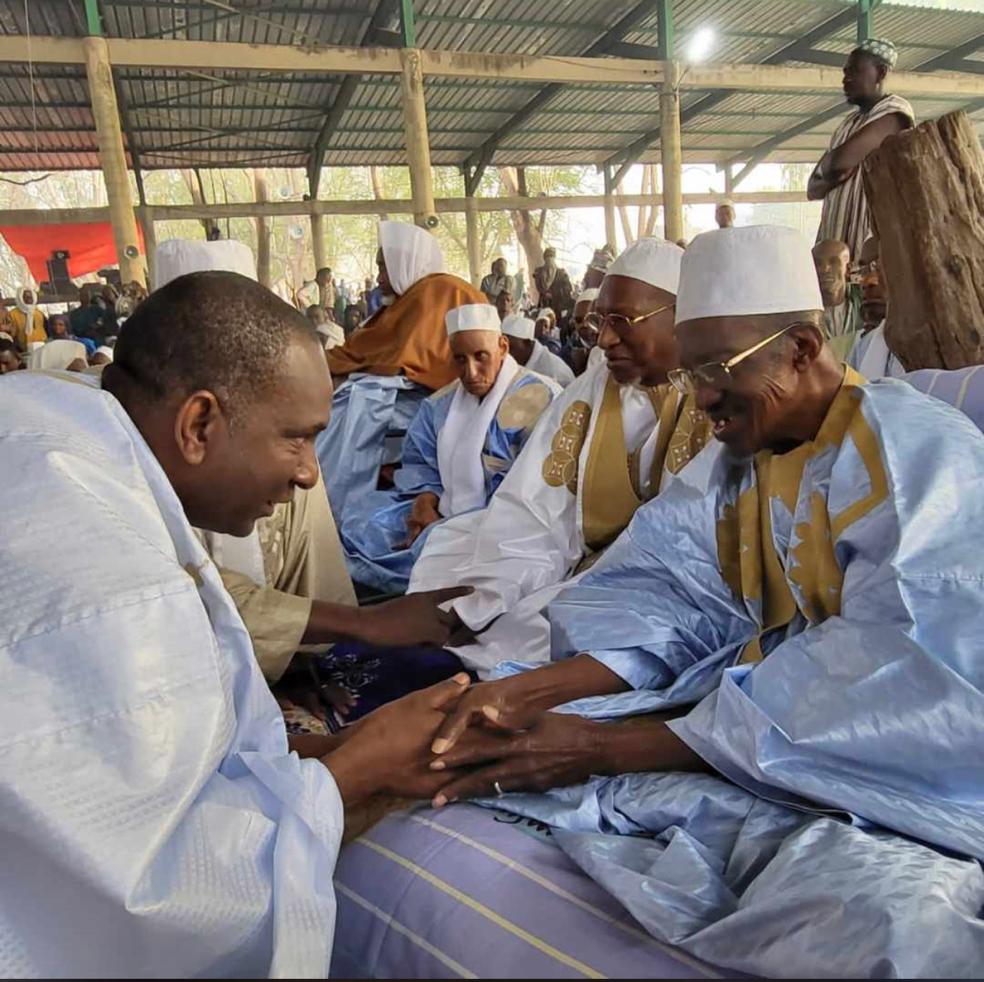 DAAKA  2022 : Abdoul Ly, Dg ARTP, reçu ce matin par El Hadji Thierno Amadou Tidiane Bâ, Khalife de Madina Gounass