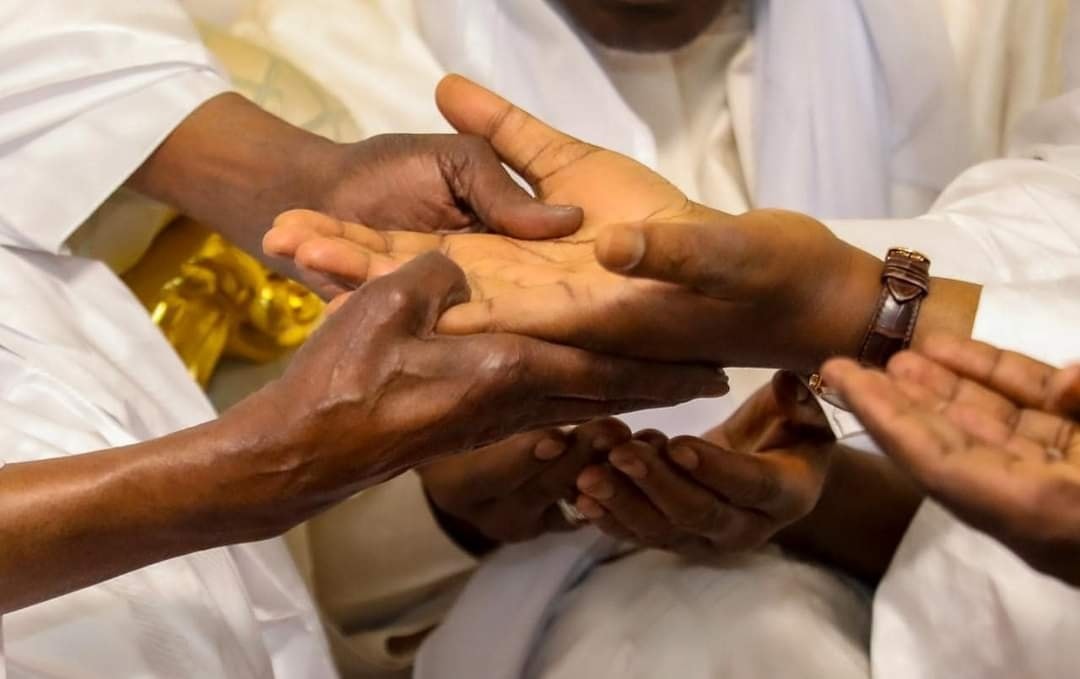 Touba: Macky Sall reçu nuitamment par Serigne Mountakha (Photos)