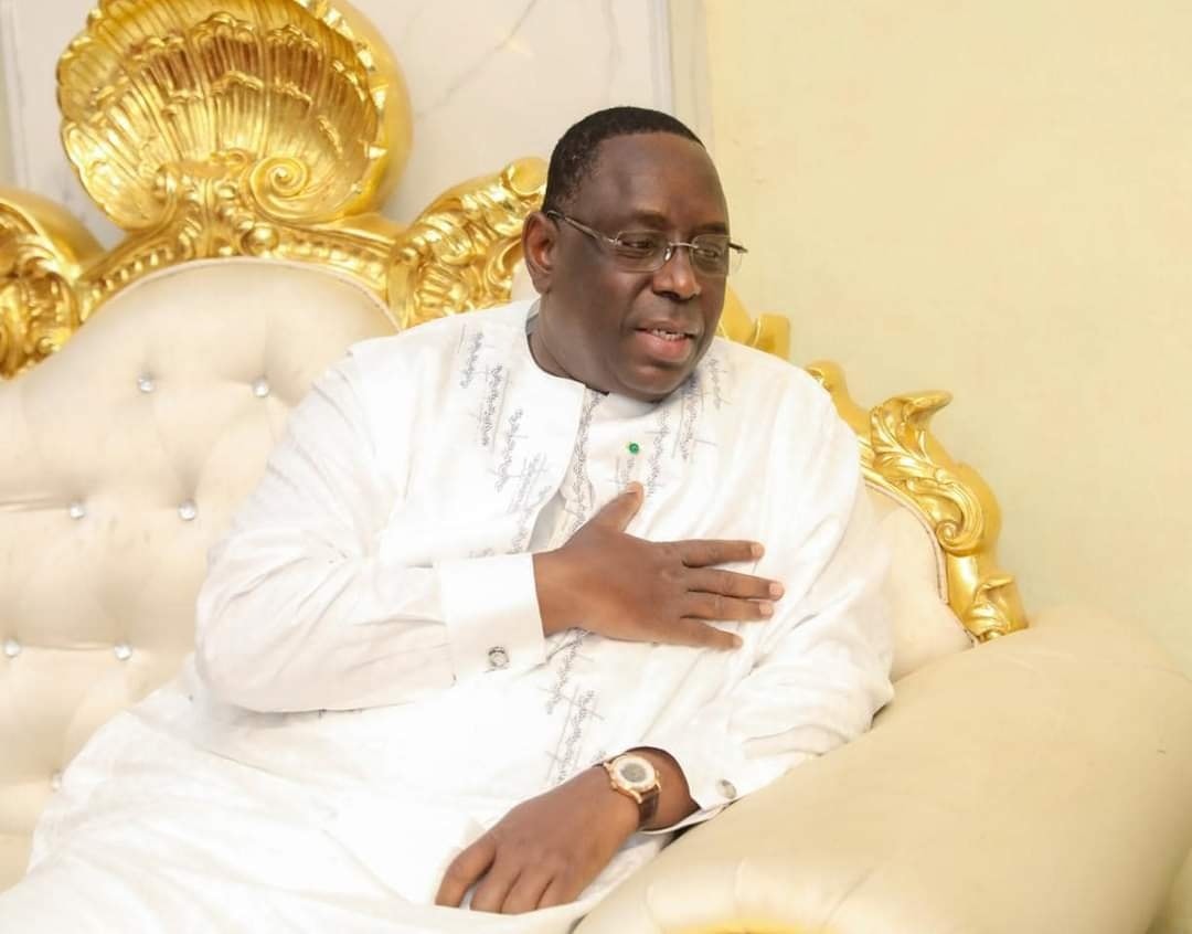 Touba: Macky Sall reçu nuitamment par Serigne Mountakha (Photos)