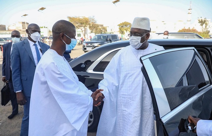 Célébration de fête de la Korité: Le Président Macky Sall a prié à la Grande mosquée de Dakar